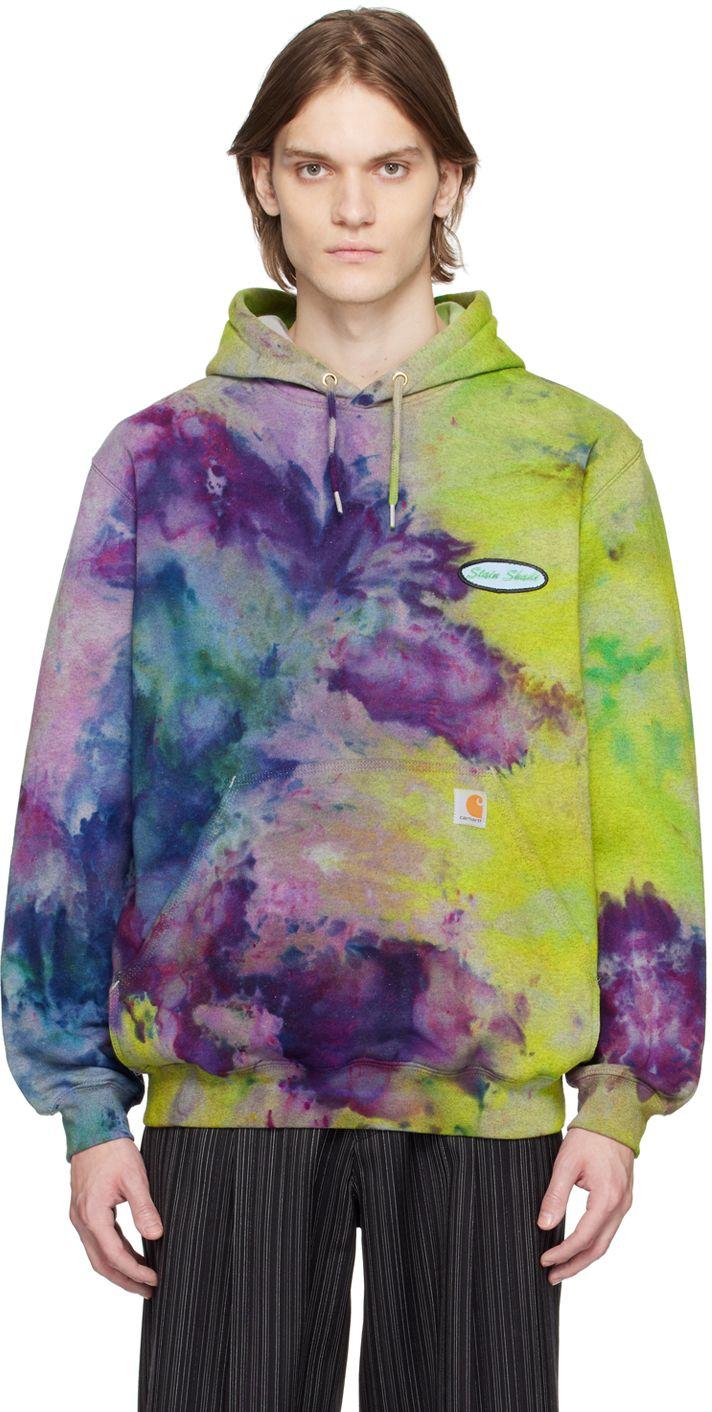 Carhartt tie cheap dye hoodie