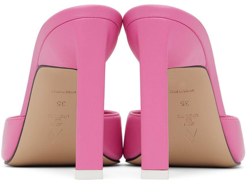 【関税込み】The Attico ピンク Kaia ヒールサンダル 関税込み】The Attico ピンク Kaia ヒールサンダル (THE ATTICO