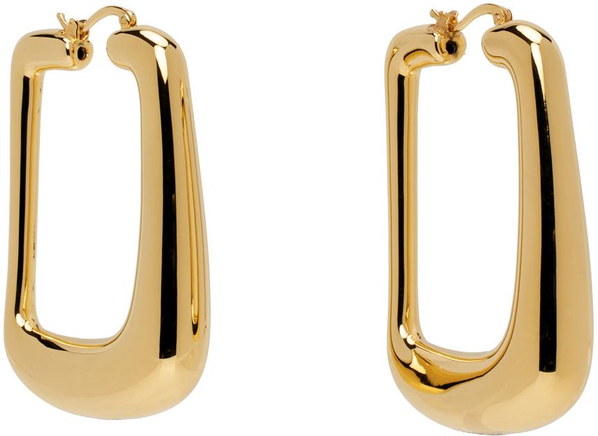 人気!JACQUEMUS Les Sculpturesコレクション ゴールド ピアス Jacquemus レディース ブラック Les Sculpturesコレクション