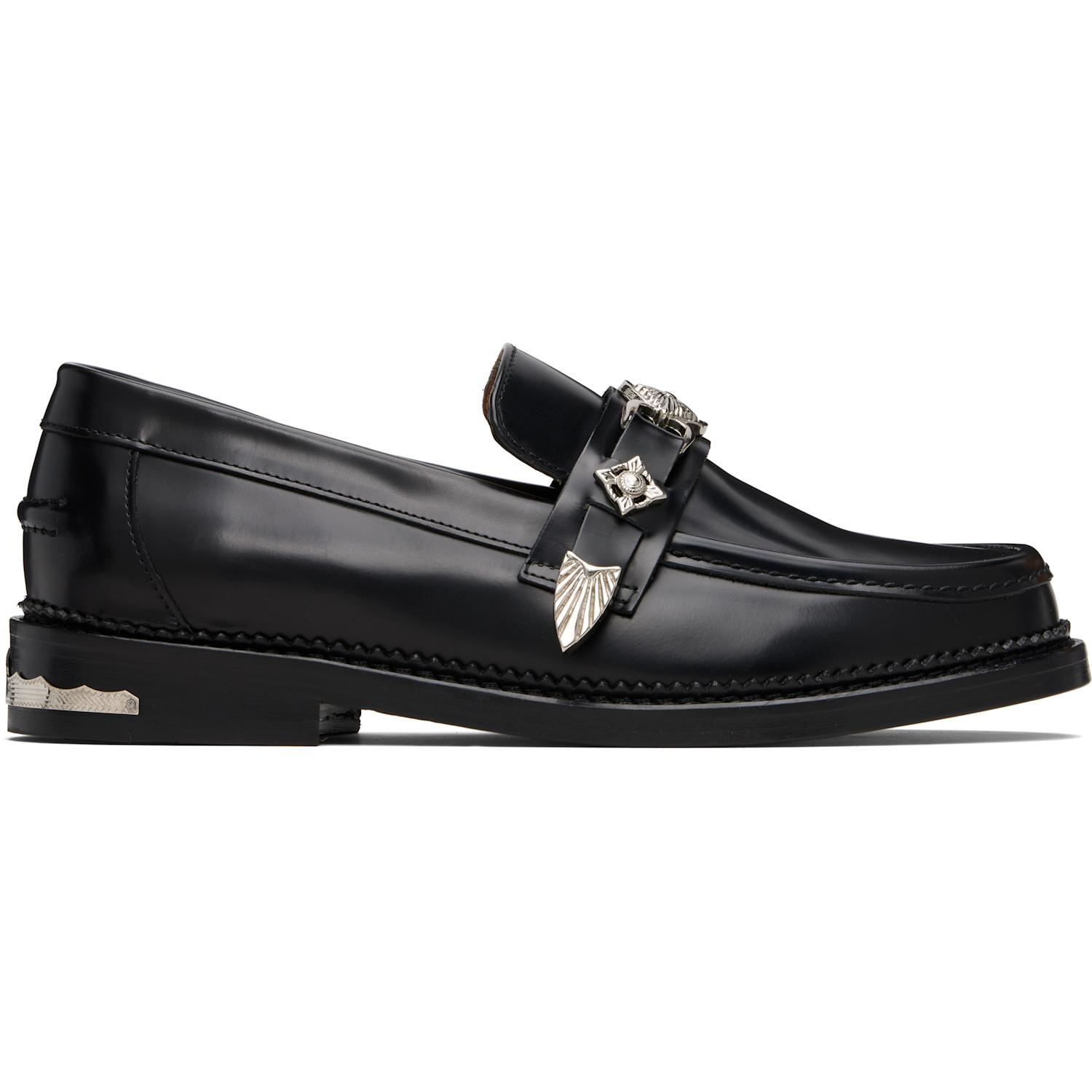 Toga Virilis Metal Loafers in Black for Men | Lyst