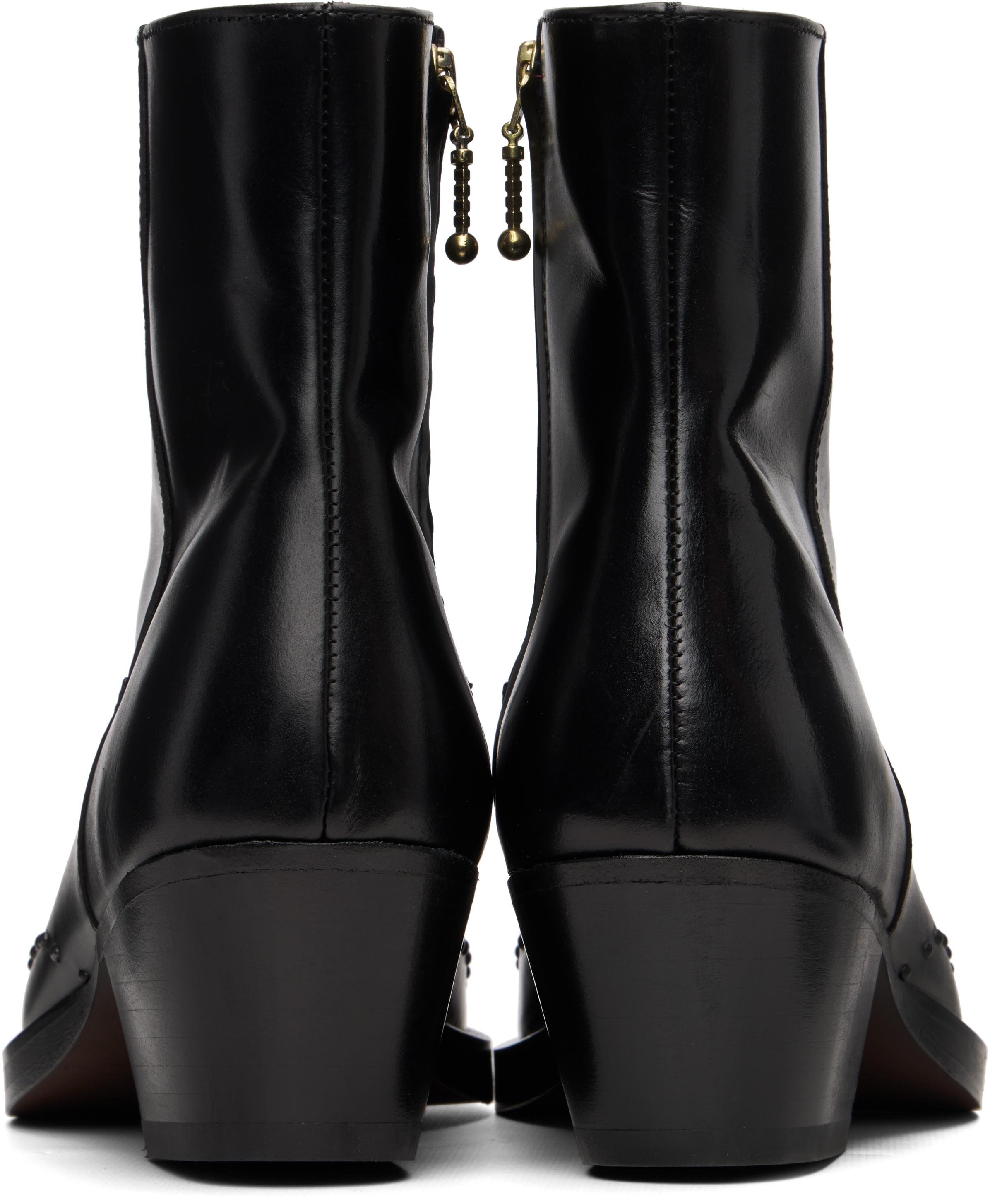 Ernest W. Baker Western Boots in Black for Men | Lyst