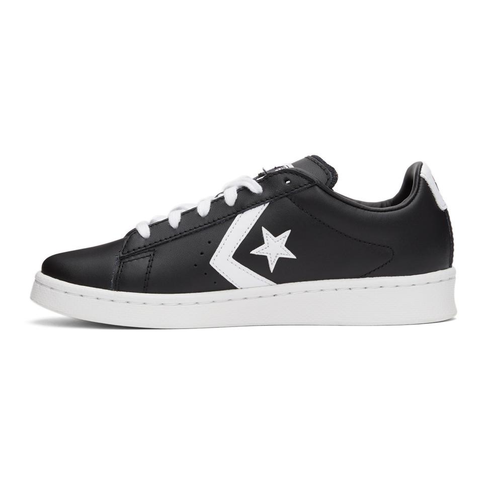 black converse ox leather