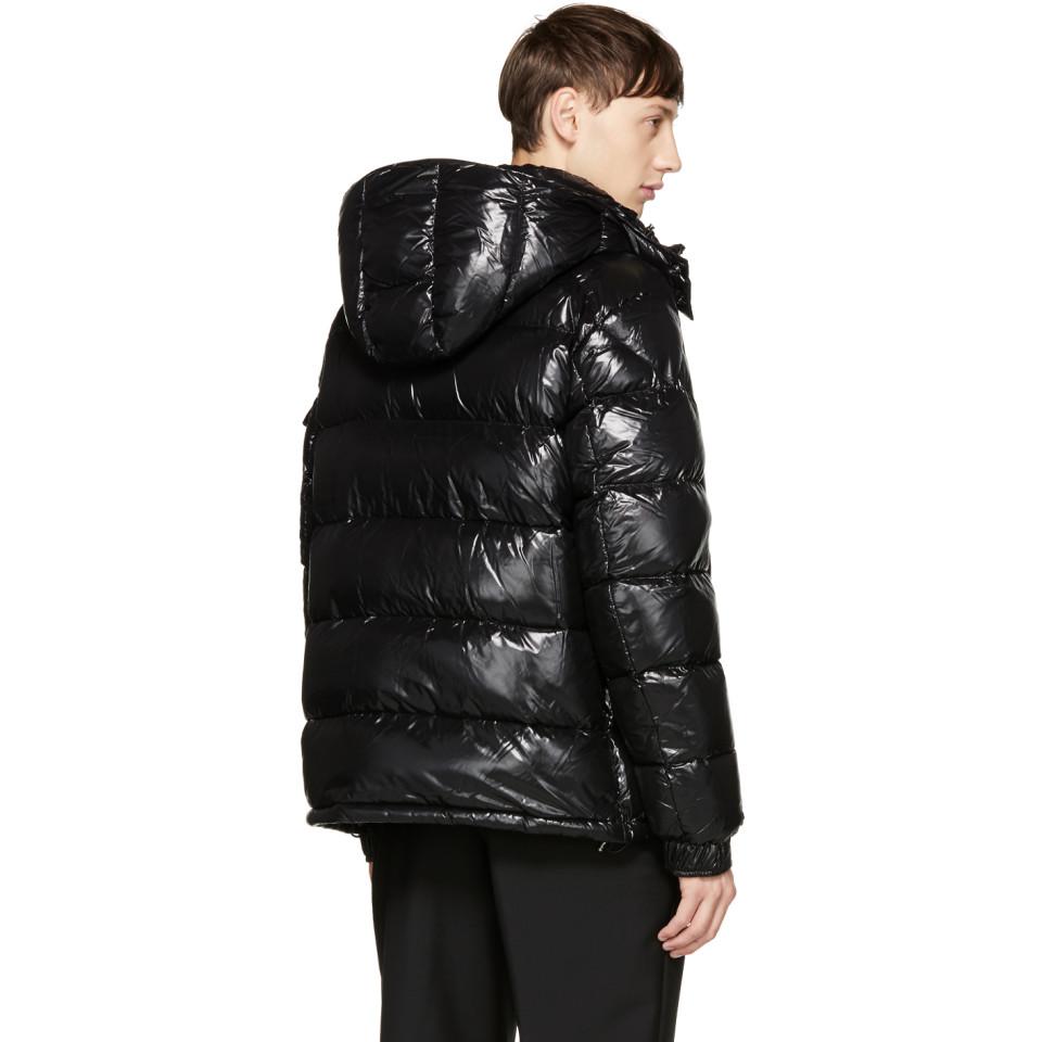 black moncler maya jacket