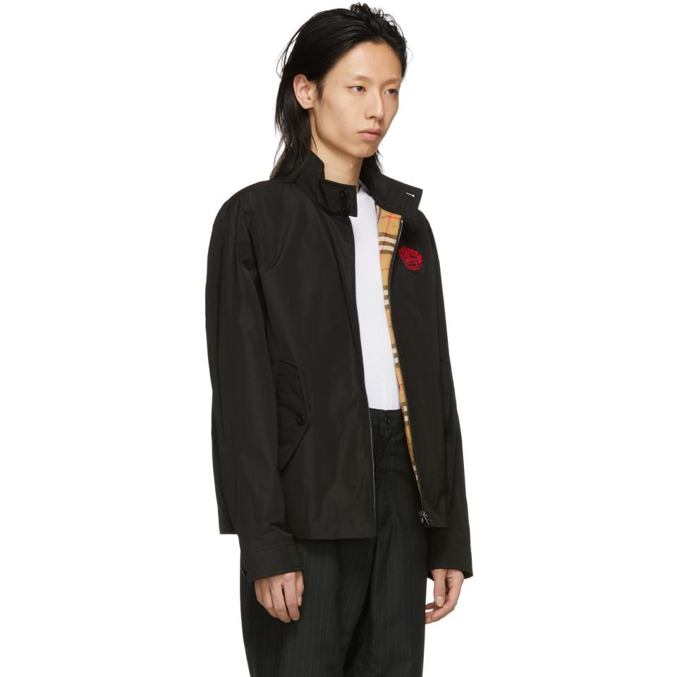 jacket burberry black