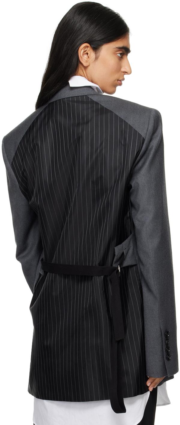 Ann Demeulemeester レディース ブラック グレー Sanna Comfort 