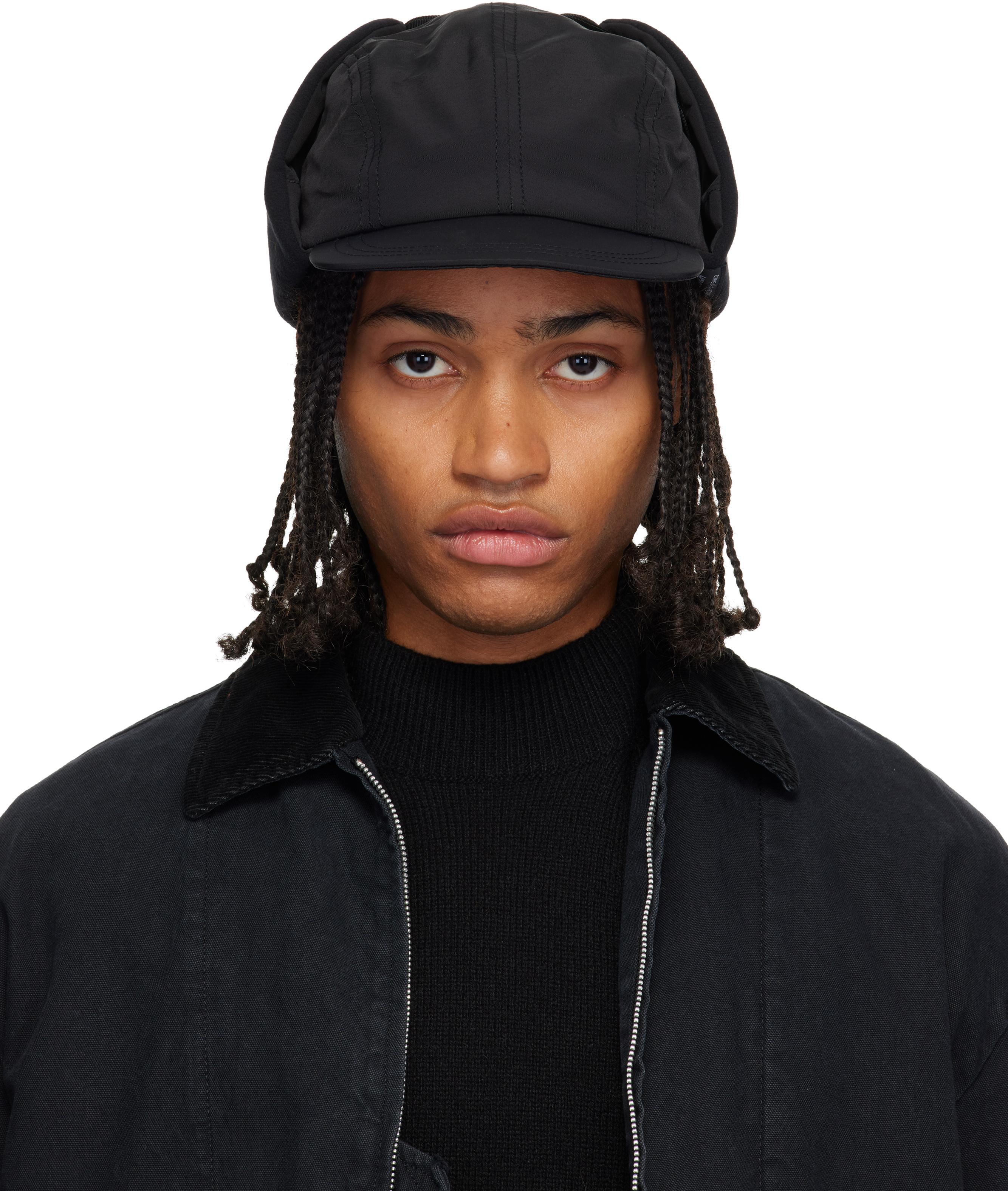 Comme des Garçons Fleece Earflap Cap in Black for Men | Lyst