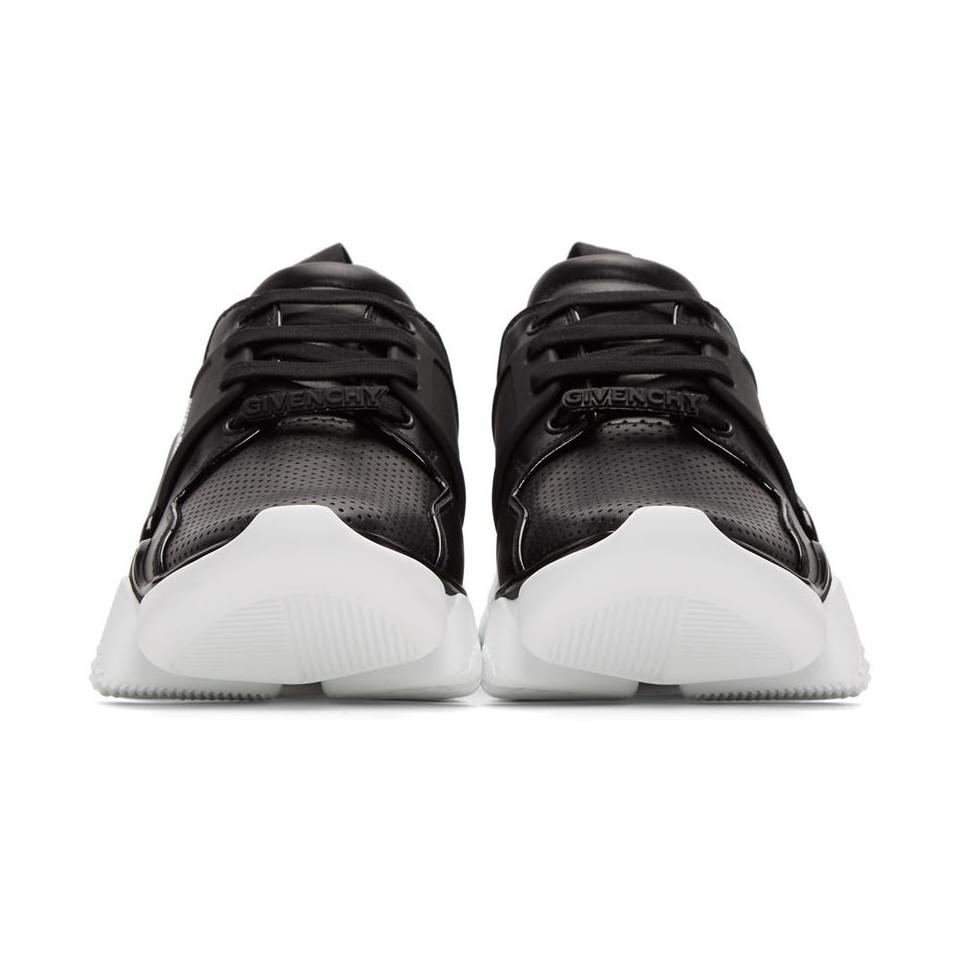 Givenchy Men's Shoes Leather Trainers Sneakers Jaw in Black Givenchy Men's Shoes Leather Trainers Sneakers Jaw in Black