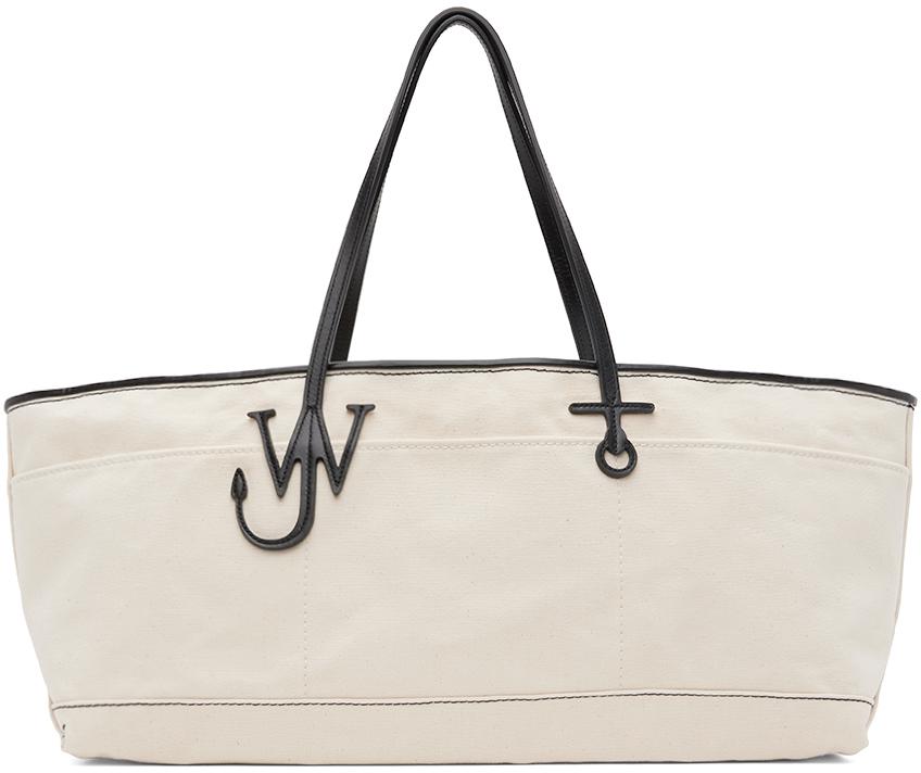 【関税&送料込】Jw Anderson Black Fabric Puffy Anchor Shoppi JW Anderson Women's Small Puffy Anchor Tote in Black JW Anderson
