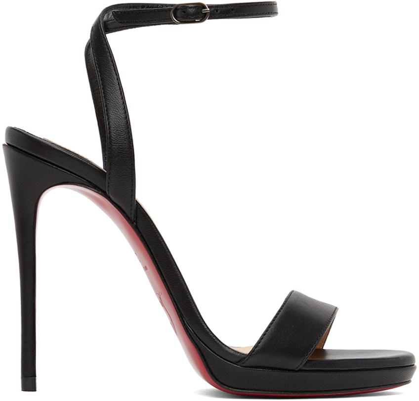 Christian Louboutin レディース ブラック Loubi Queen 120 ヒール 