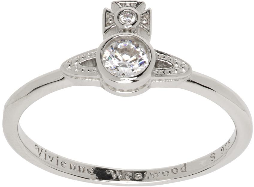 Vivienne westwood tamia ring outlet silver