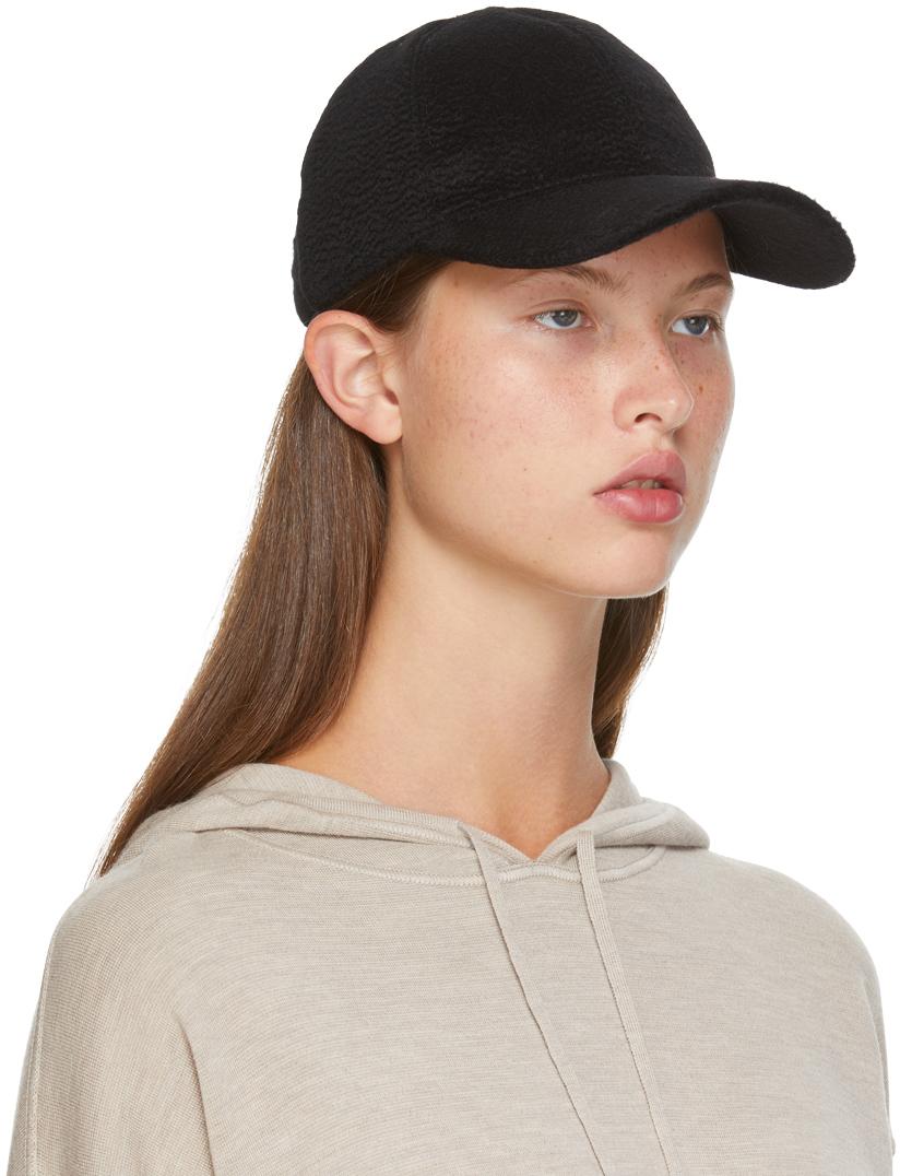 Max Mara Wool Amiche Cap in Black | Lyst