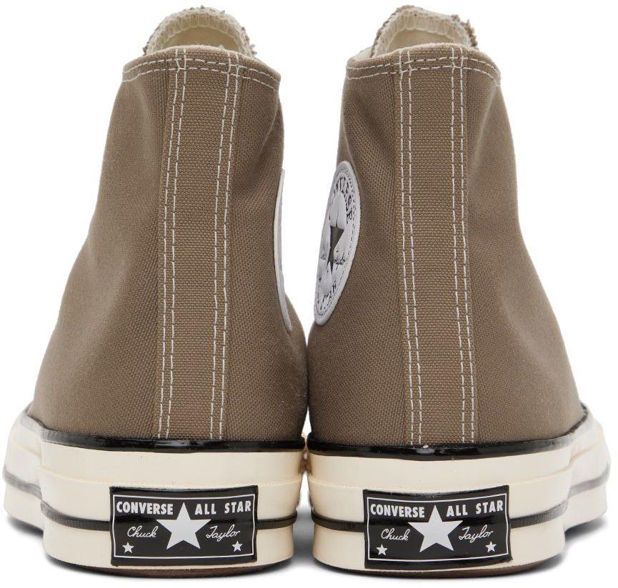Converse Taupe Chuck 70 High-top Sneakers in Black for Men | Lyst