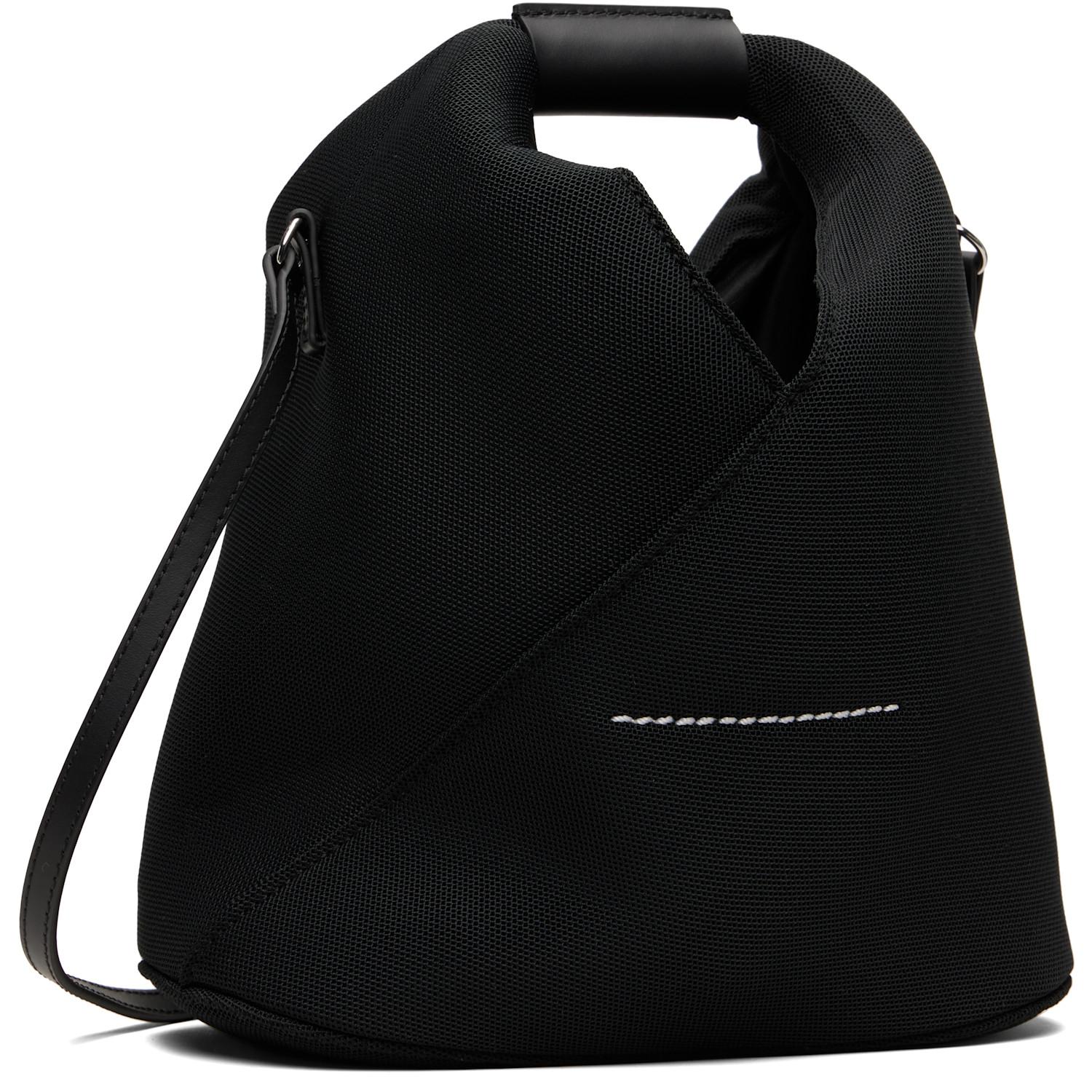 MM6 by Maison Margiela ブラック Triangle メッシュ クロスボディ 