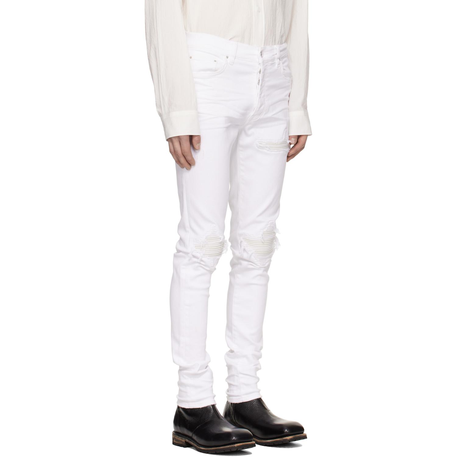 Amiri Mx1 Jeans in White for Men | Lyst