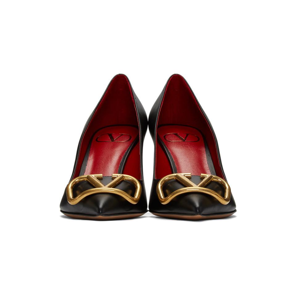 v logo heels