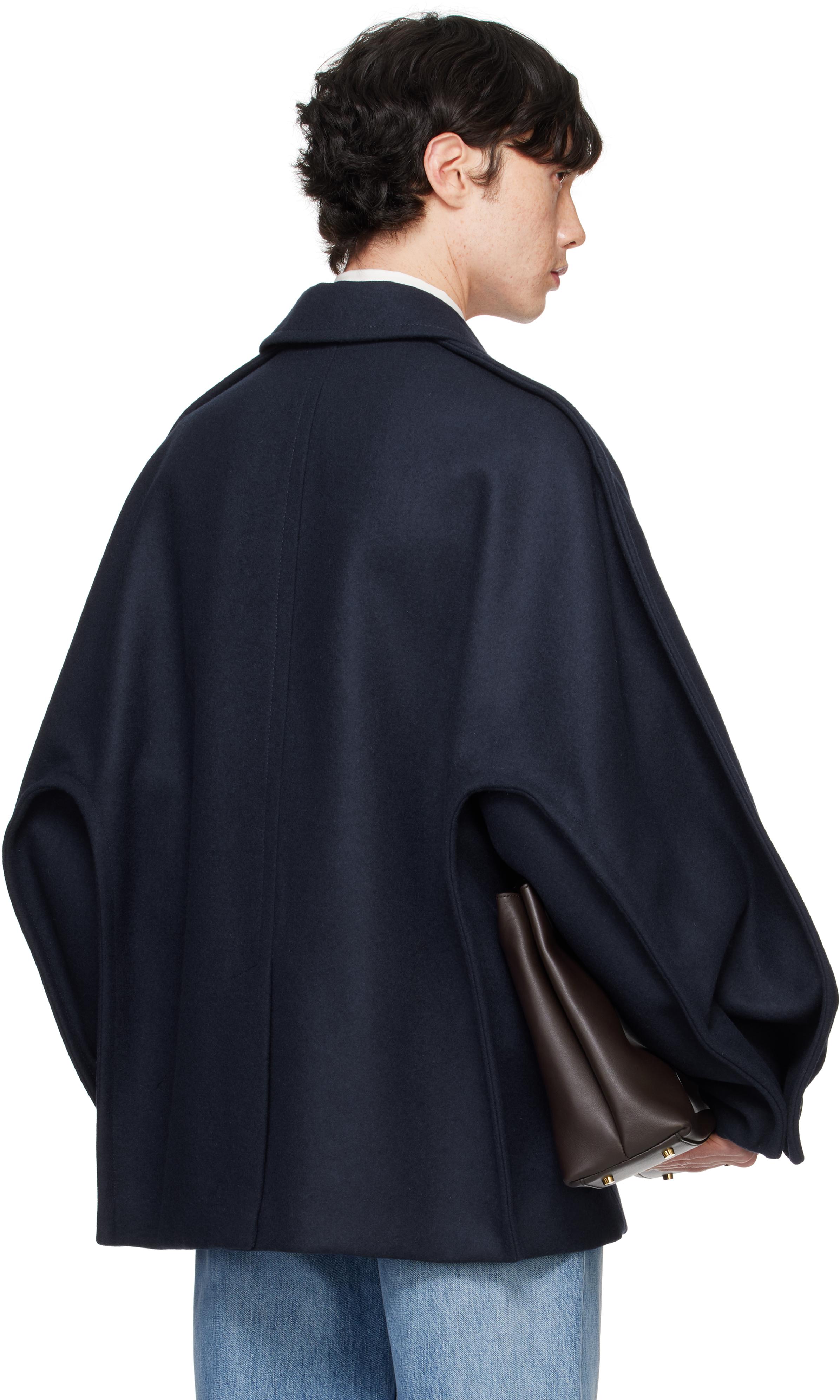 ジャケット Bottega Veneta Dark Blue Wool Blazer Sartorial wool blazer in blue - Bottega Veneta | Mytheresa