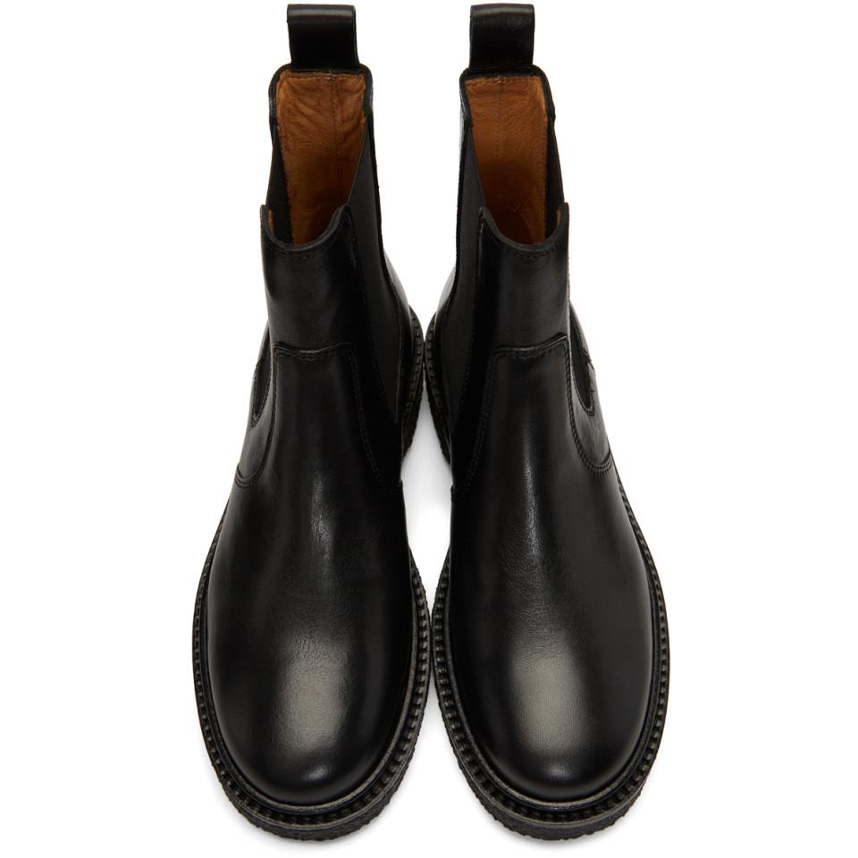 Isabel Marant Black Celtyne Chelsea Boots | Lyst