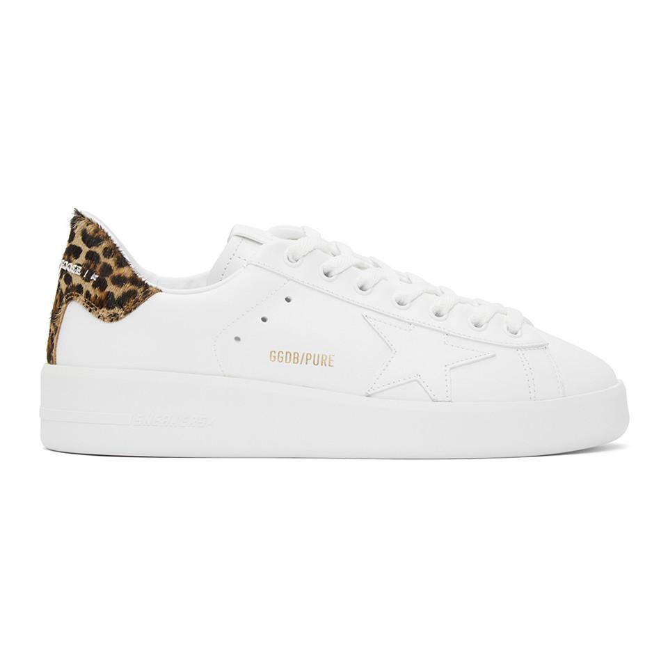 golden goose hi star tiger leopard sneakers