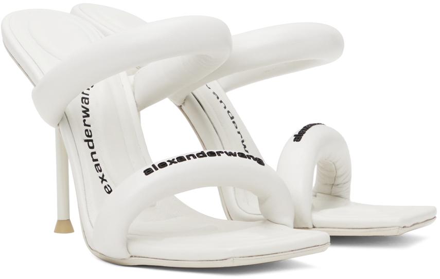 Alexander Wang レディース ブラック ホワイト Julie 105Mm Tubular  