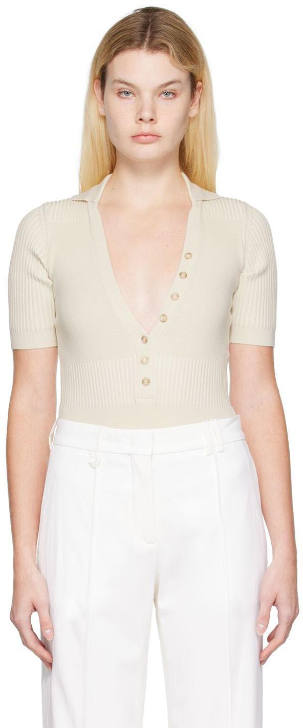 【関税込み】JACQUEMUS グレー Le Body Nodi ボディスーツ 大人気！】JACQUEMUS☆LE BODY PEROLAボディースーツ ワンピース