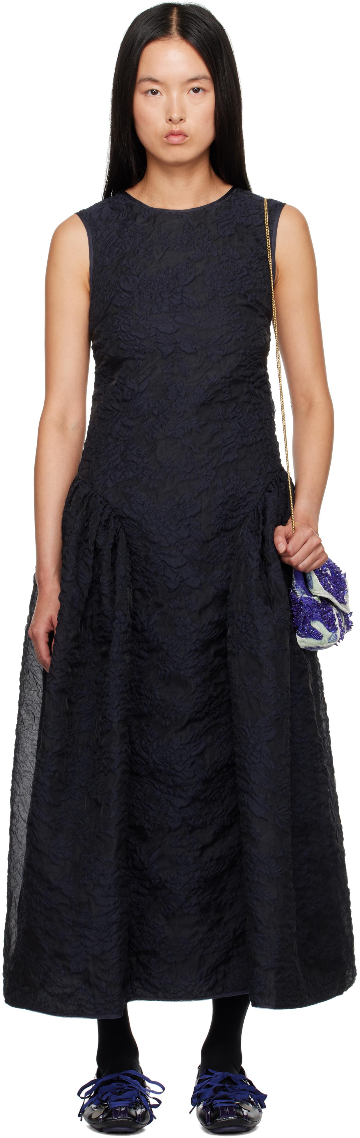 Cecilie Bahnsen レディース ブラック ネイビー Gine ミディアム  