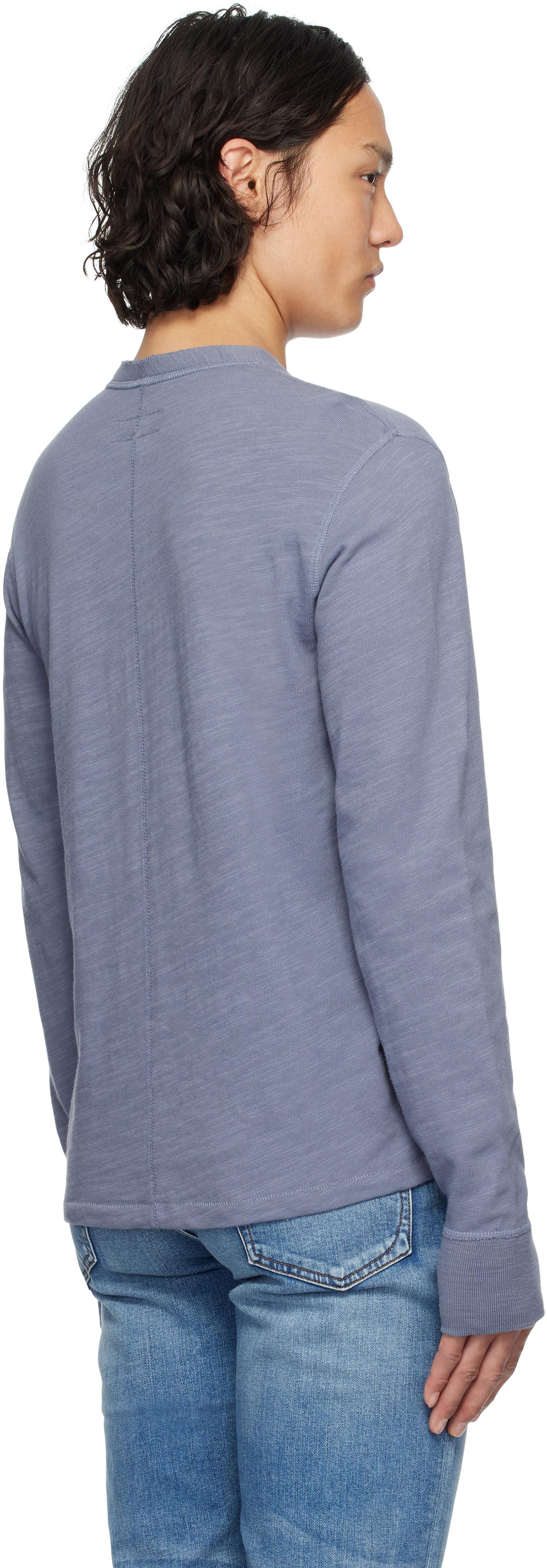 【関税込み】rag & bone ブラック Collin 長袖Tシャツ メンズ Rag & Bone Tシャツ (長袖) | オンラインセールは最大61