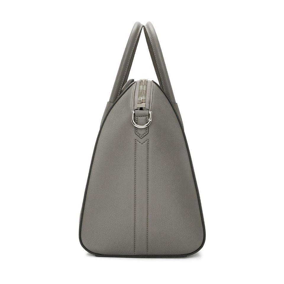 Givenchy Leather Grey Medium Antigona Bag in Gray - Lyst