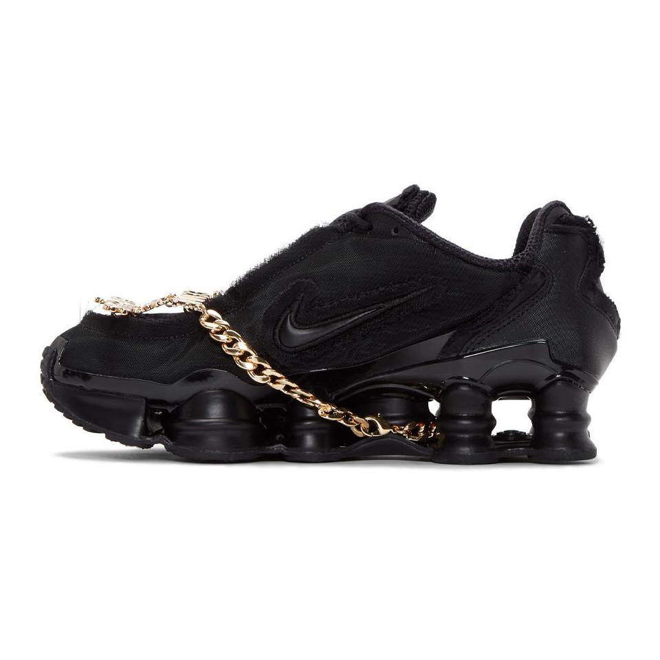 cdg shox black