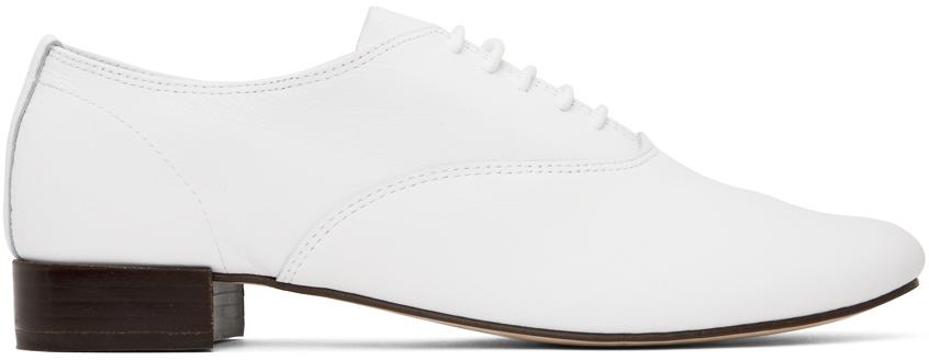 Repetto White Zizi Oxfords in Black | Lyst Canada