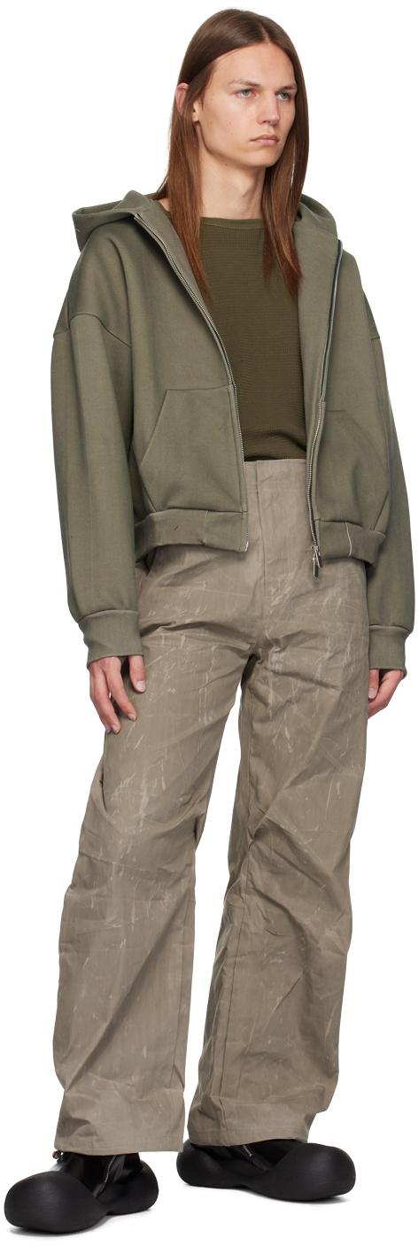 メンズ Seventh カーキ V2 ジップフーディ | Lyst