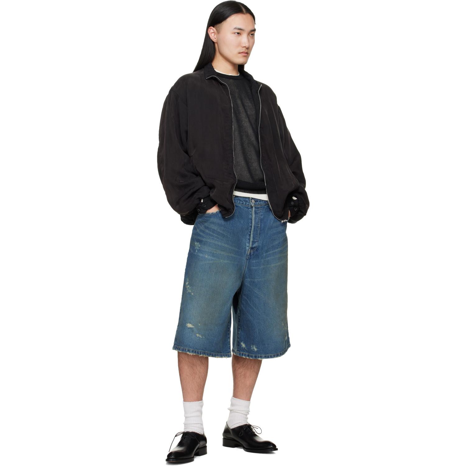 Ssstein Baggy Denim Shorts in Blue for Men | Lyst UK