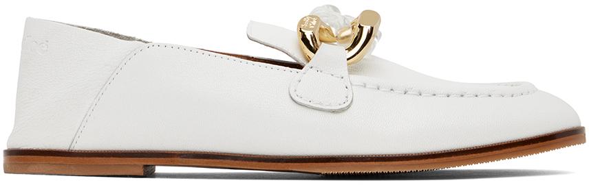See By Chloé レディース ブラック ホワイト Monyca ローファー 