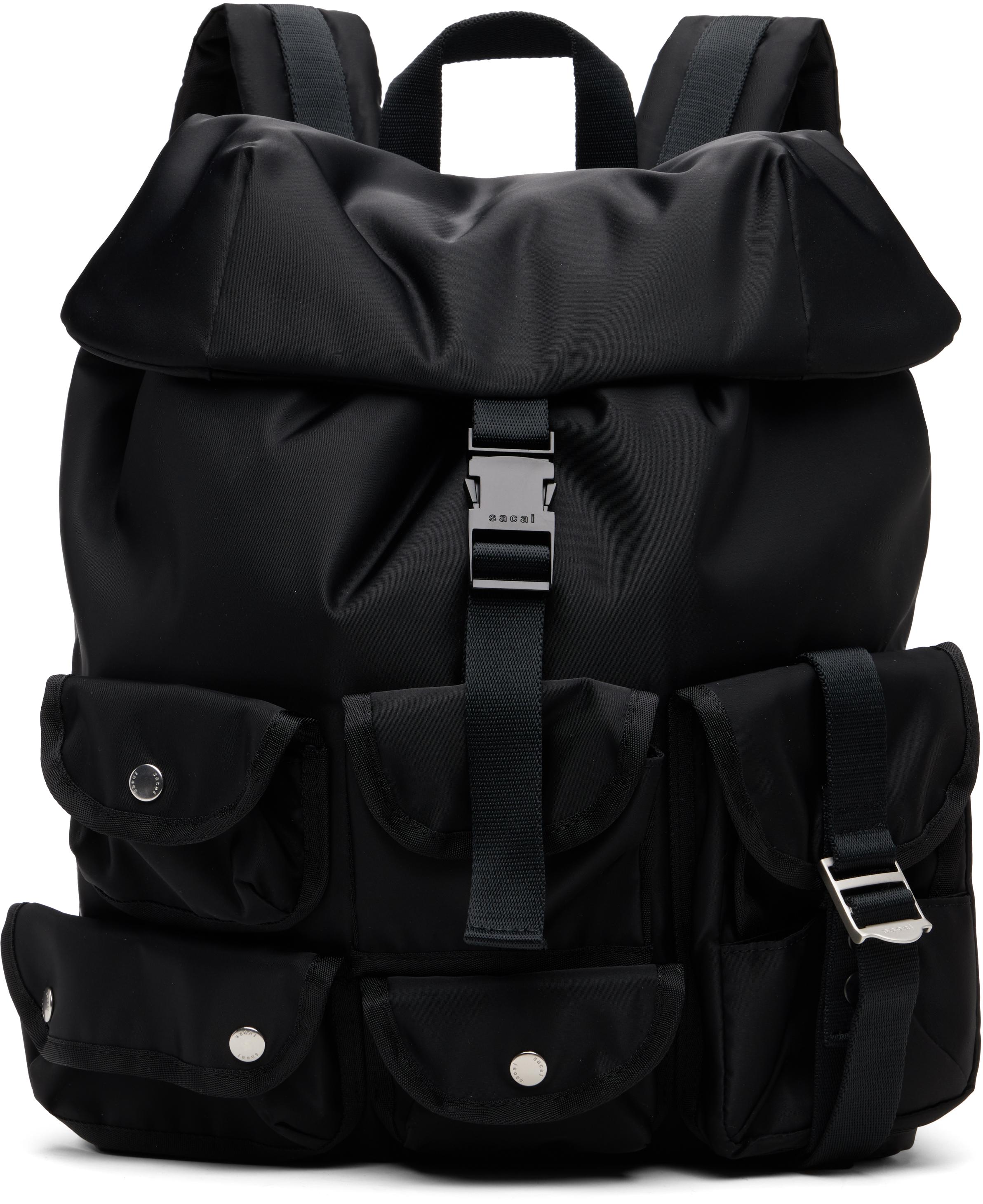 Sacai Nylon Backpack in Black for Men | Lyst