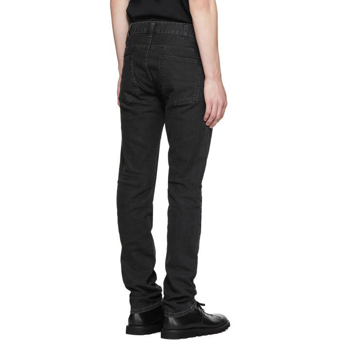 Black Double Pocket Jeans for Men 