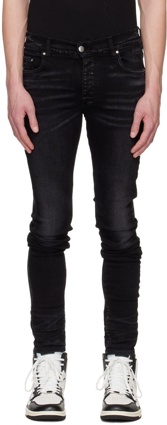 Amiri Black Stack Jeans for Men | Lyst