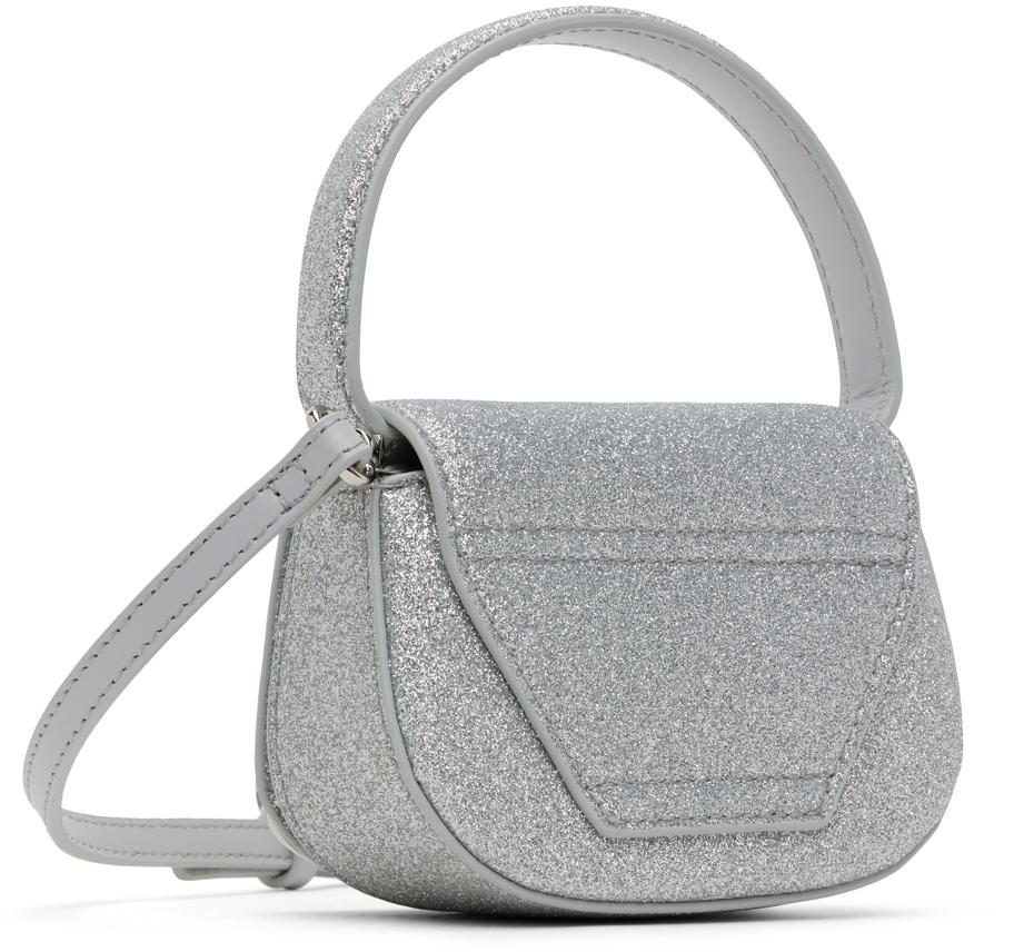 diesel ディーゼル ショルダーバッグ グリッター シルバー ラメ 【特別 