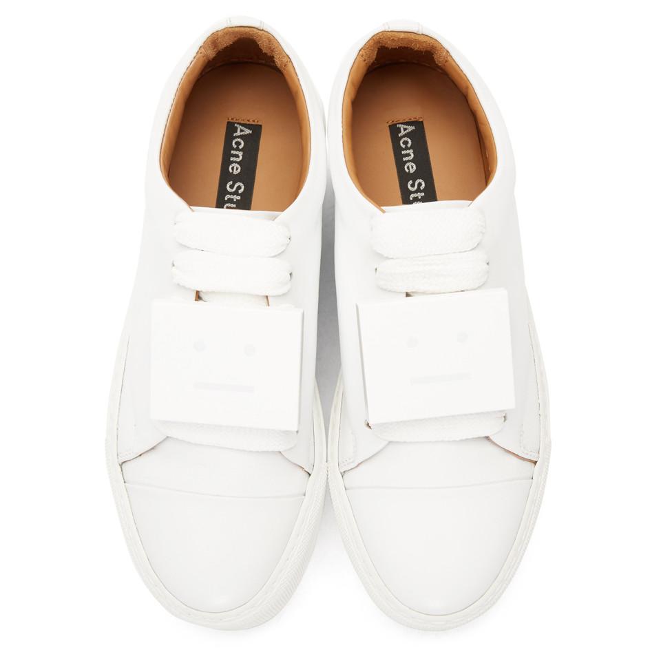 Acne studios drihanna hotsell platform leather sneakers