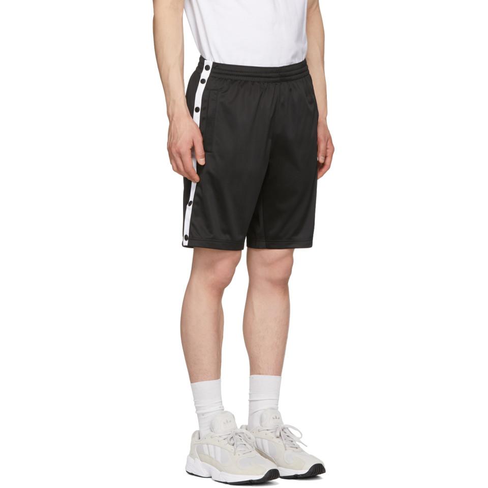 Champion Black And White Tearaway Shorts for Men