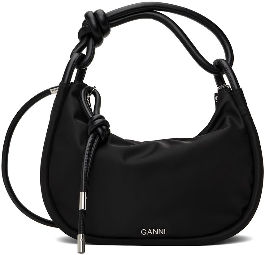 GANNI ガニー Knot バッグ Ganni Black Knot Bag | Lyst