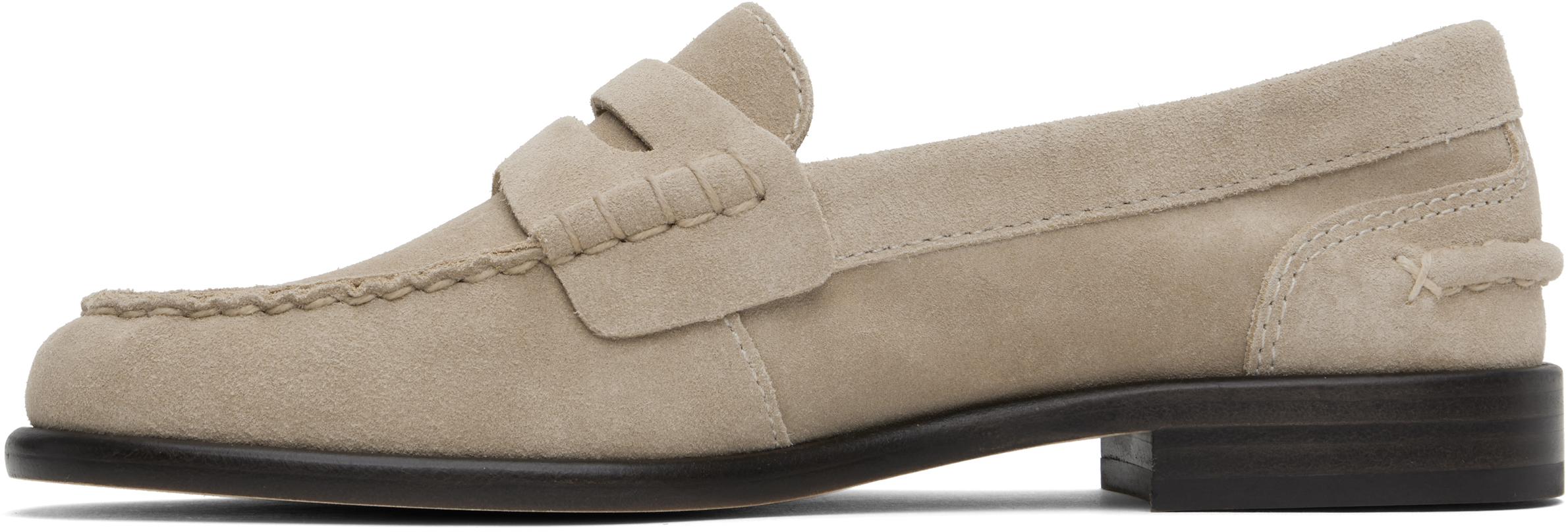 Topshop Suede Loafers Topshop Carter Loafers With Ruched Detail