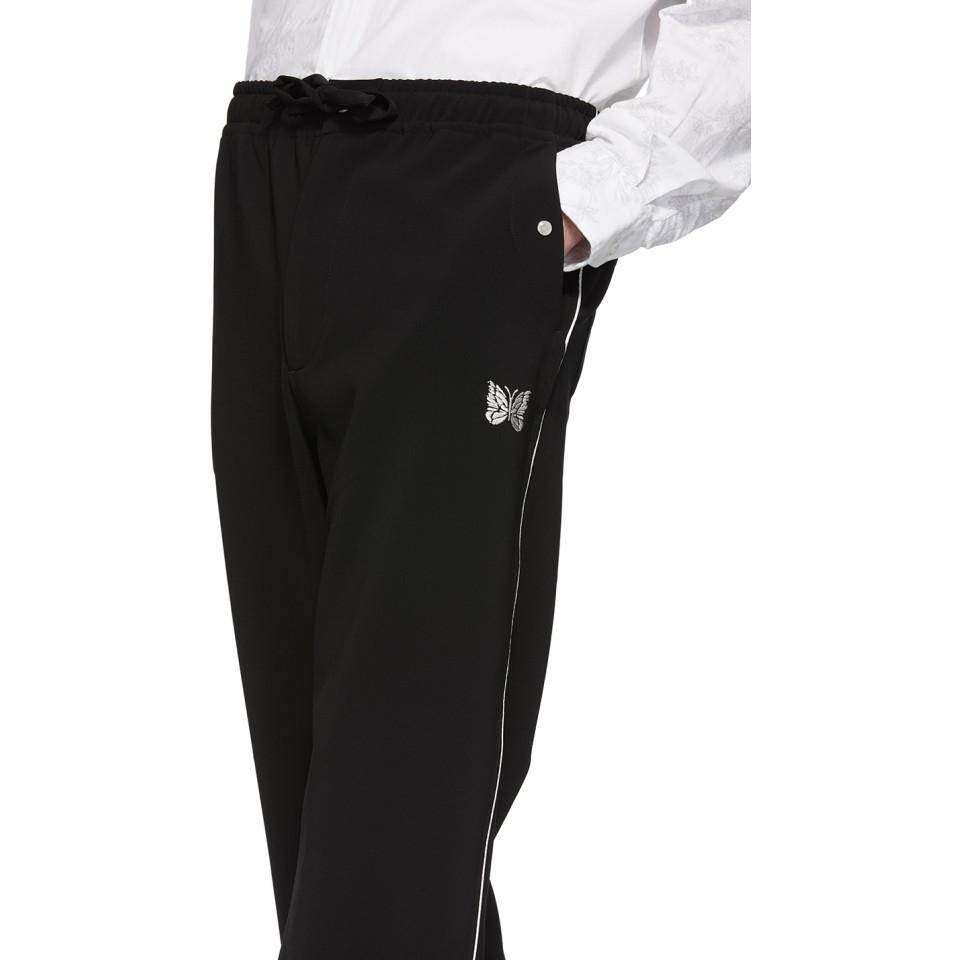 Needles Black Cowboy Piping Trousers for Men | Lyst