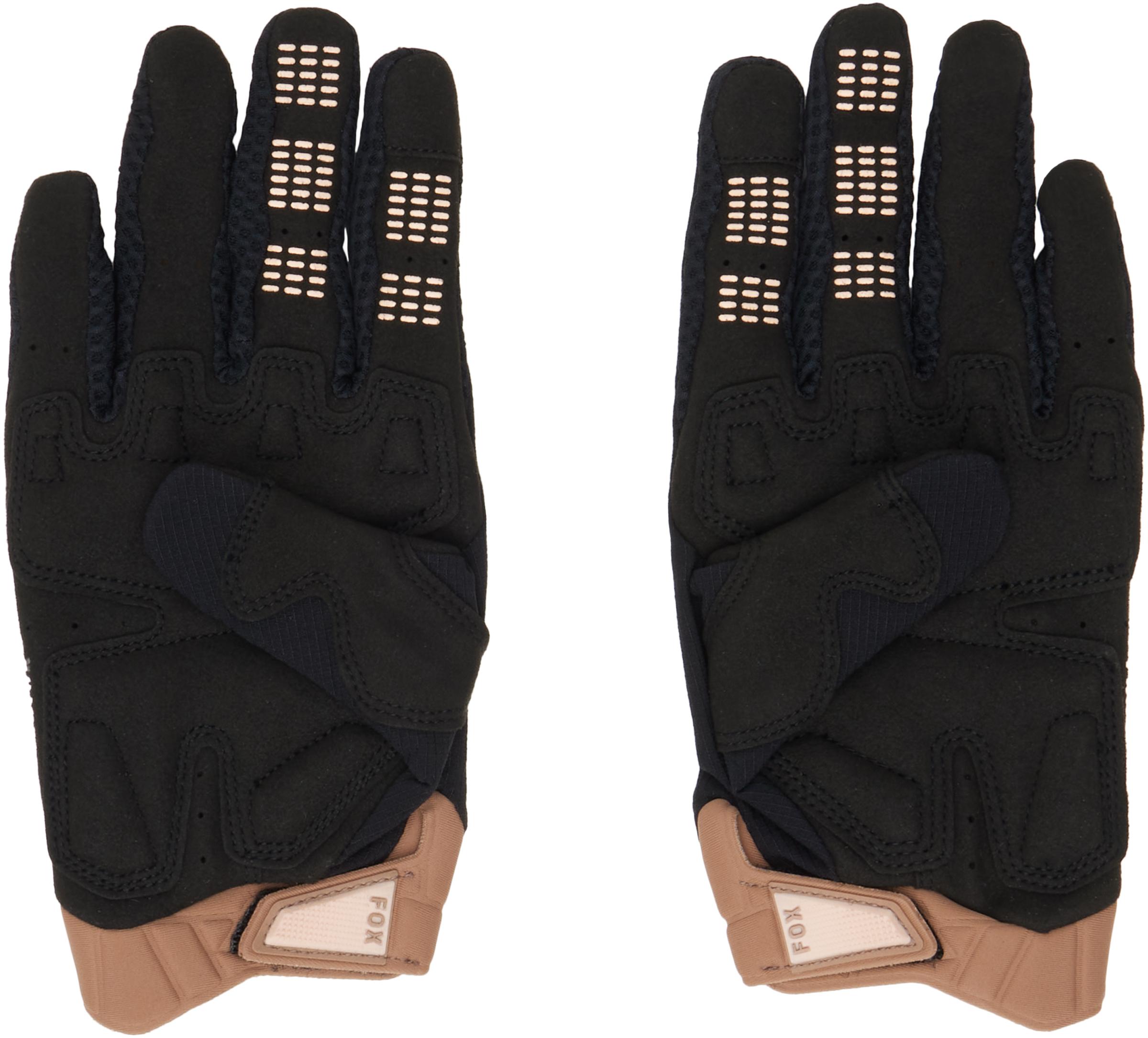 Kiko Kostadinov Taupe Fox Racing Edition Racing Gloves in Black