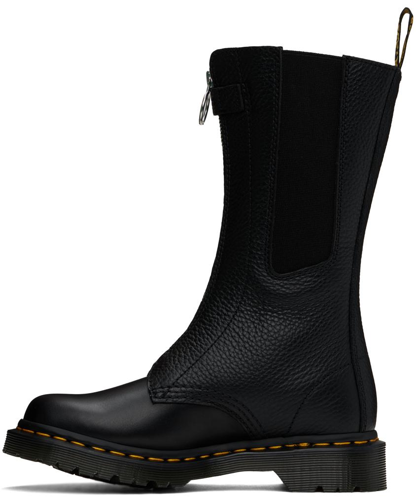 Dr. Martens 1B99 Front Zip Boots in Black Lyst