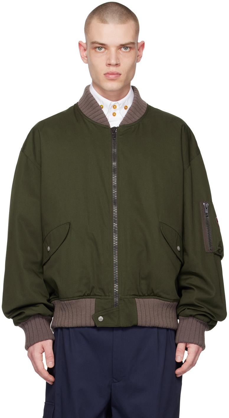 Vivienne Westwood メンズ グリーン カーキ Bernardo ボンバー 