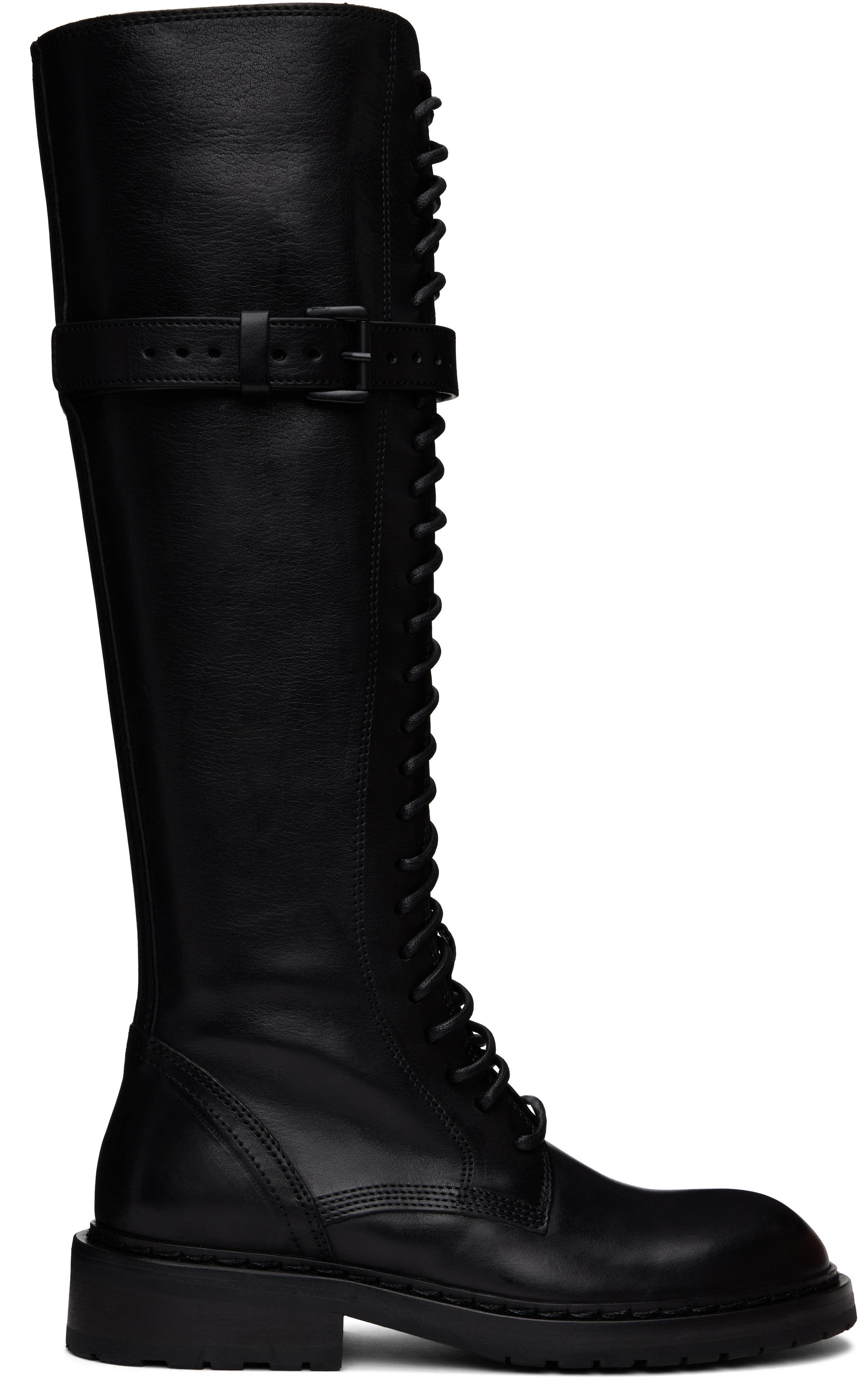 Ann Demeulemeester レディース ブラック High Danny ロング Ann Demeulemeester レディース ブラック High Danny ロング