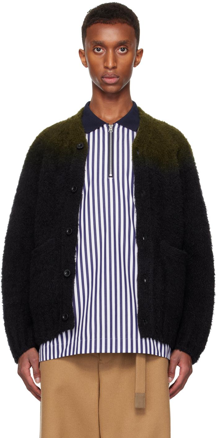 Sacai グラデーションニットカーディガン