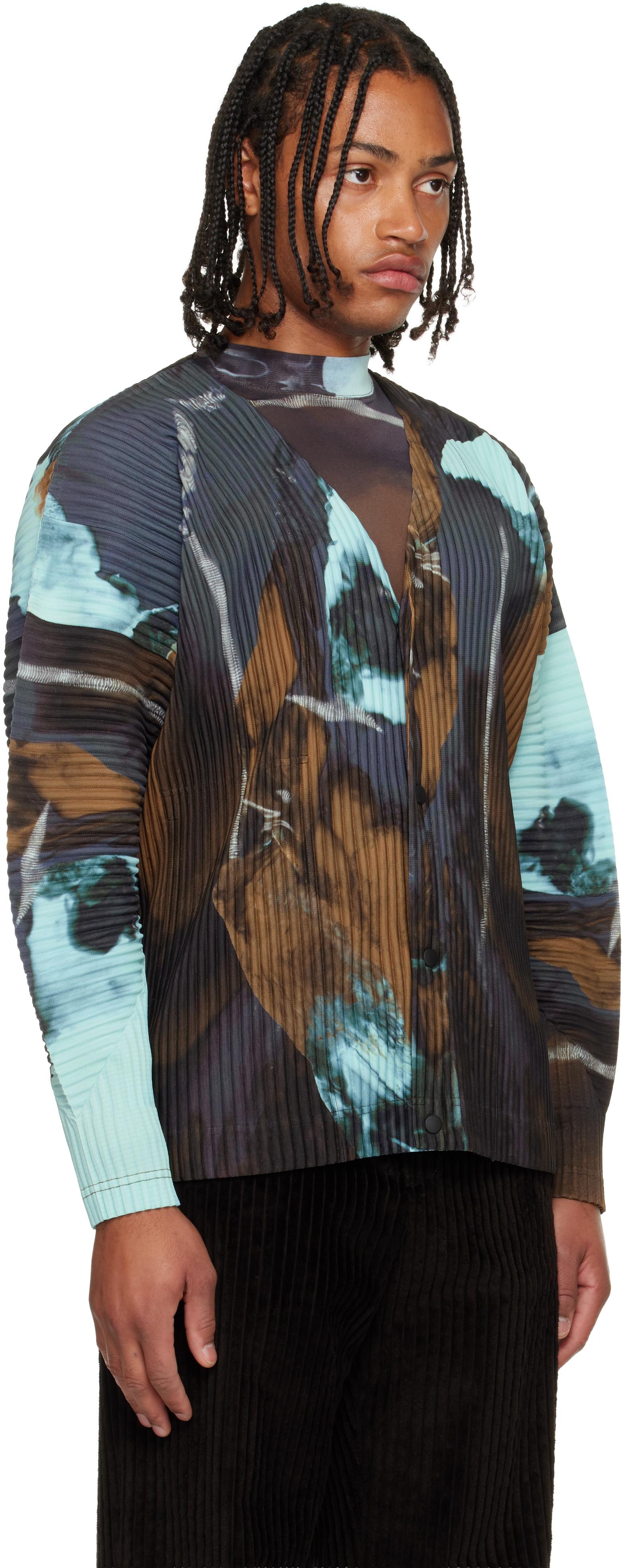 HOMME PLISSE ISSEY MIYAKE AGATE カーディガン Homme Plissé Issey Miyake Agate Cardigan in Black for Men | Lyst