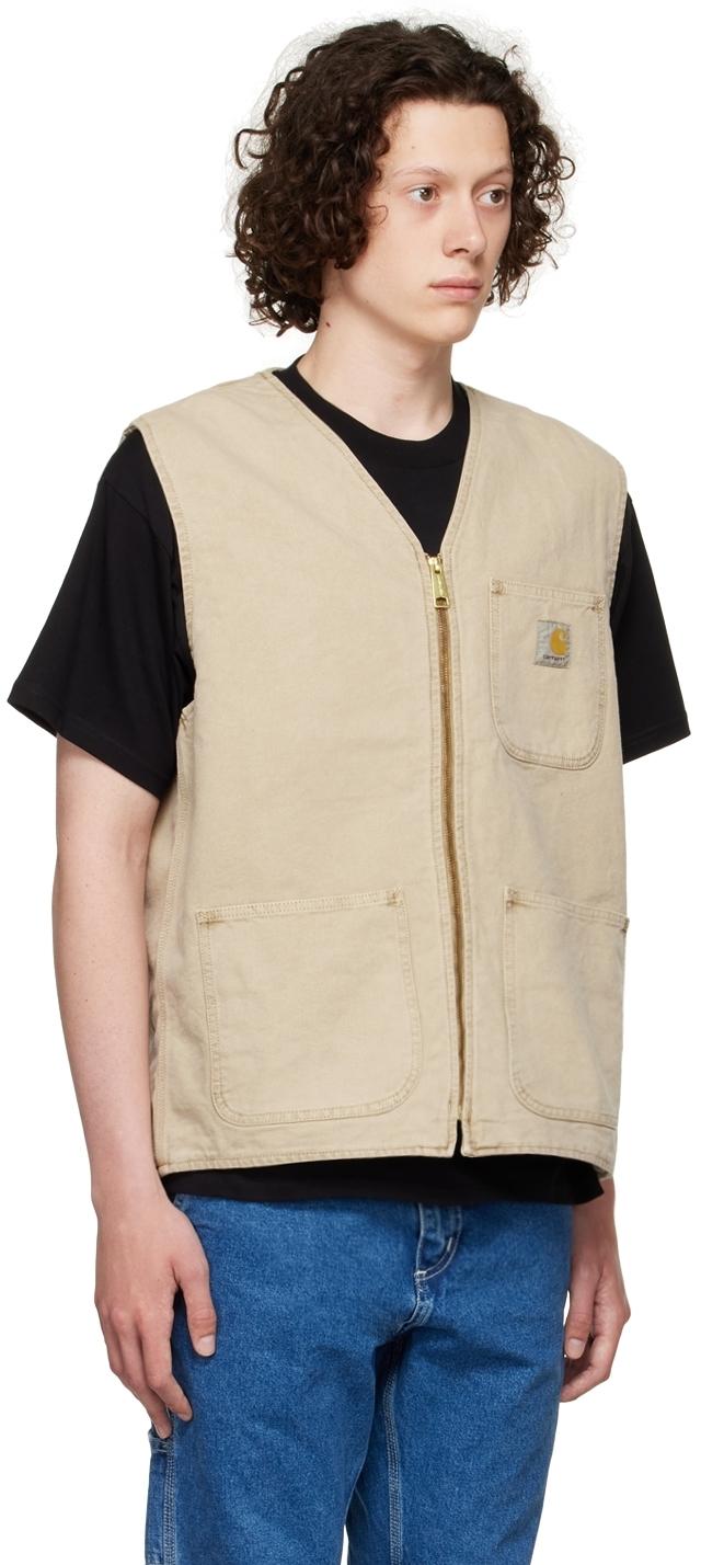 Carhartt WIP Beige Wip Arbor Vest for Men | Lyst