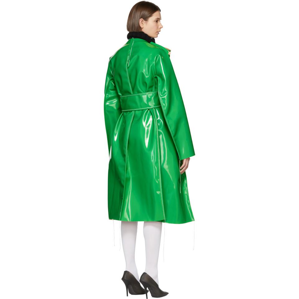 green vinyl jacket