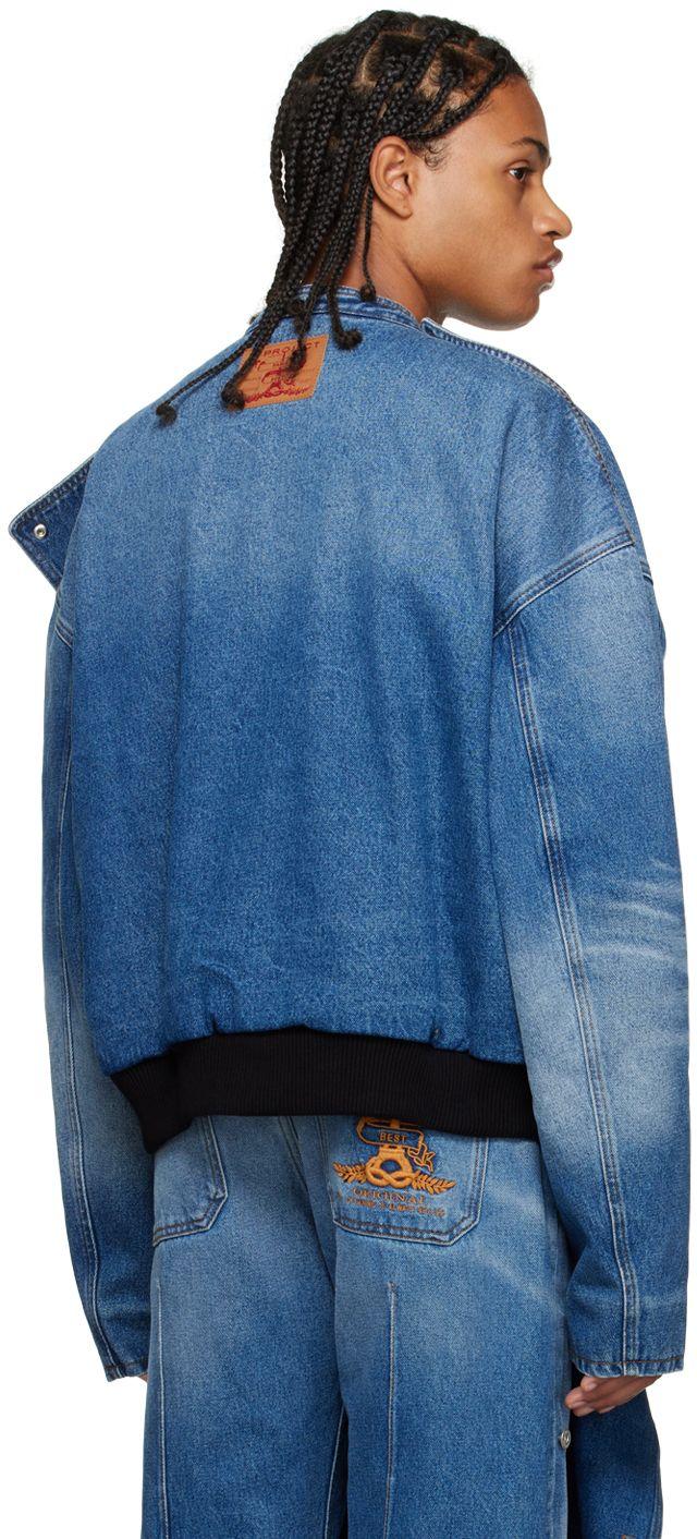 Y. Project Blue Snap Off Denim Jacket for Men | Lyst